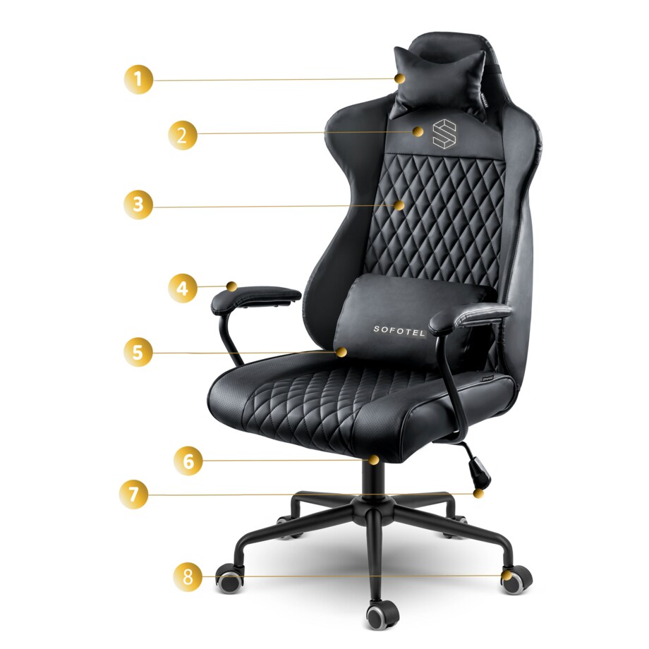 Fotel biurowy obrotowy krzesło biurowe Sofotel Werona