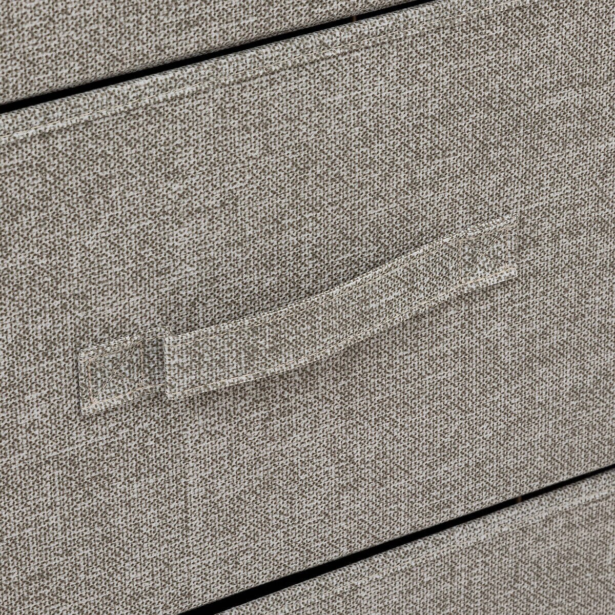 Regał z 5 tekstylnymi szufladami TISS, 45 x 30 x 114 cm