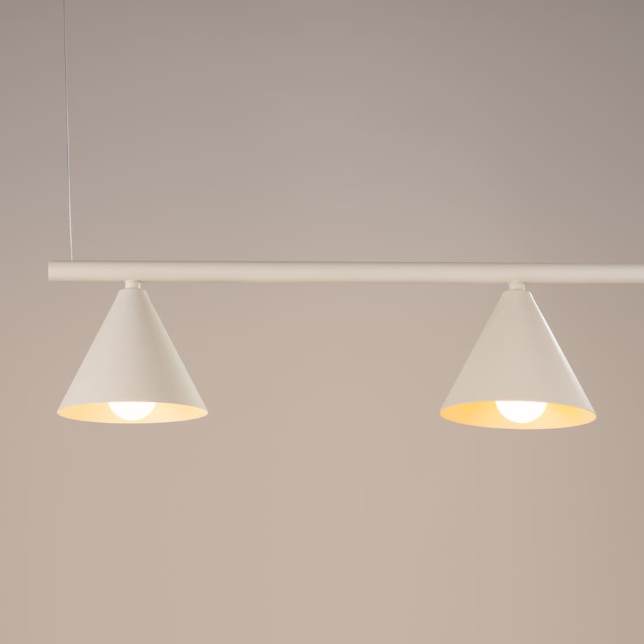 Żyrandol NOX 4L beżowa