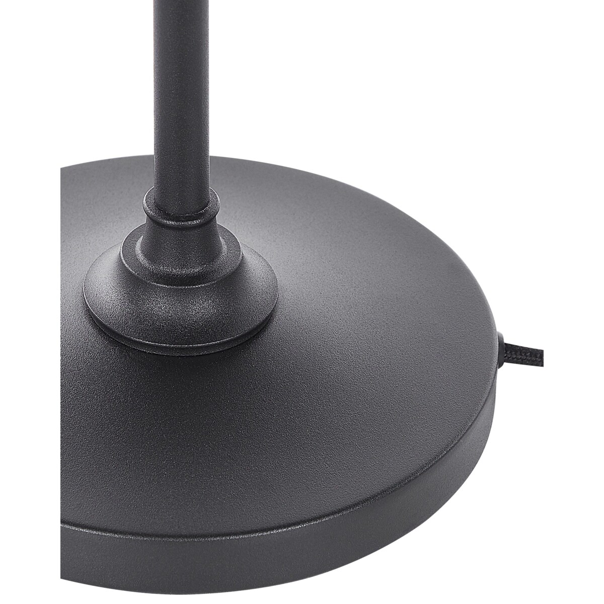 Lampka stołowa metalowa czarna TOSNA