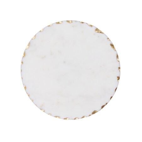 Patera marmurowa złoto-biała GREWENA