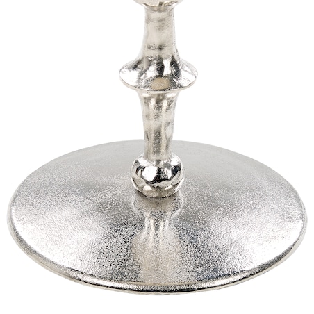 Stolik pomocniczy MEDA Metal Srebrny