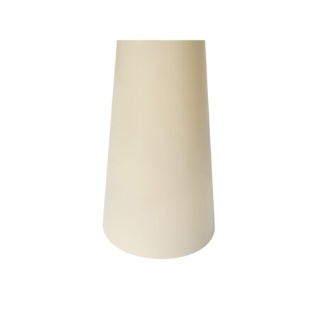 Zestaw 6 świec LED AURUM 28 cm Złamana biel