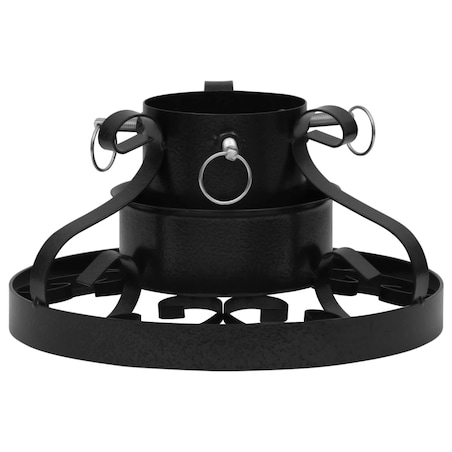 vidaXL Stojak pod choinkę, czarny, 29x29x15,5 cm