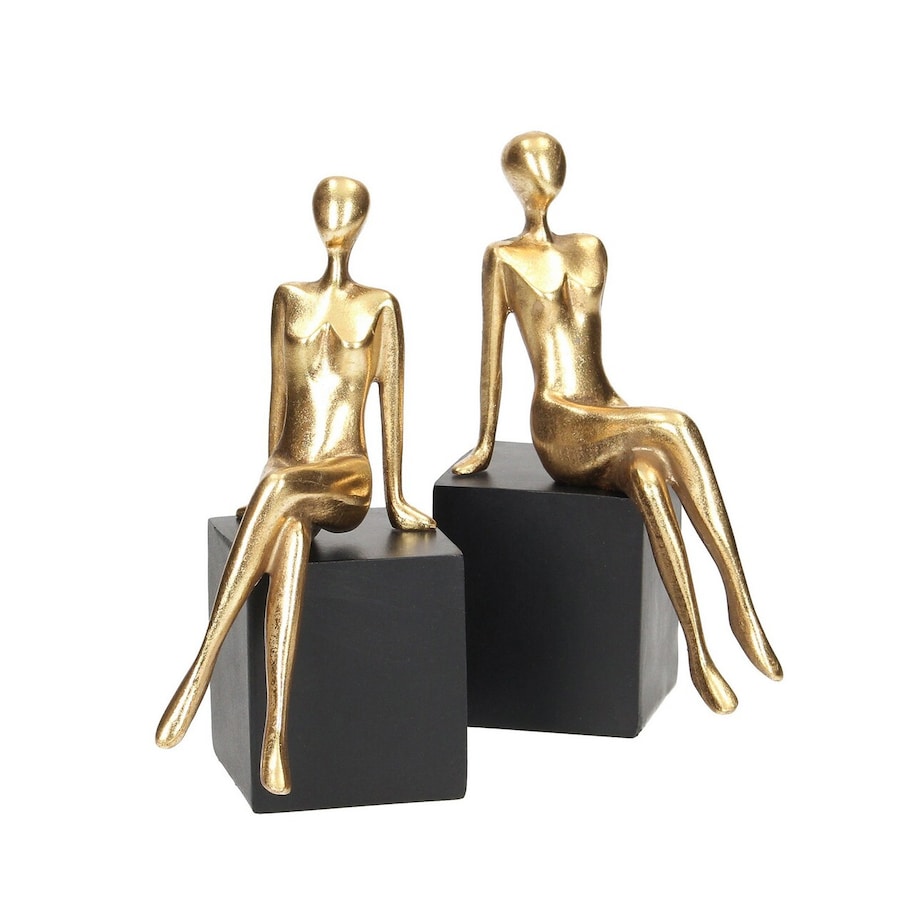 Podpórki do książek Gold Women 19cm, 9 x 9 x 19 cm