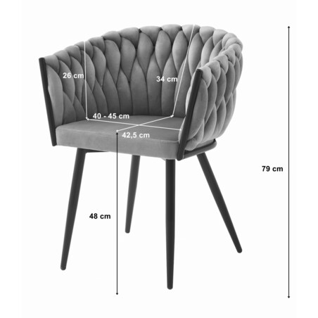Krzesło Do Jadalni Kuchni Salonu Orion w nowoczesnym stylu