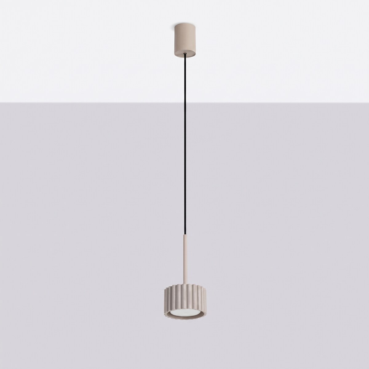 Lampa wisząca AURA 1 taupe Gx53