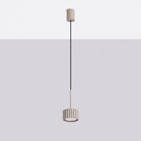 Lampa wisząca AURA 1 taupe Gx53
