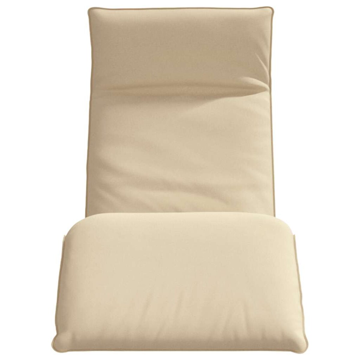 vidaXL Leżak składany beżowy 175x54x8,5 cm tkanina Oxford