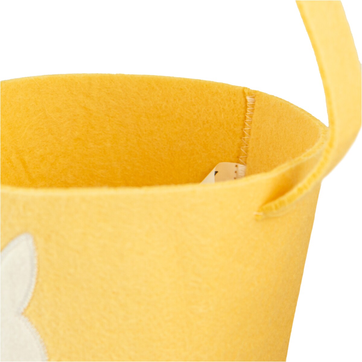 Koszyk Koszyczek Filcowy Wielkanocny Na Jajka Pisanki Dekoracja Ozdoba Z Zajączkiem Pomarańczowy