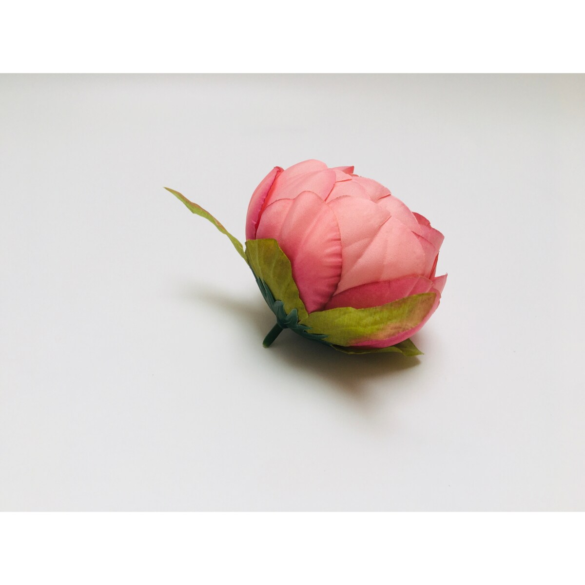 KWIATY sztuczne piwonia RÓŻOWA główka do stroika wiązanki wyrobowa święta