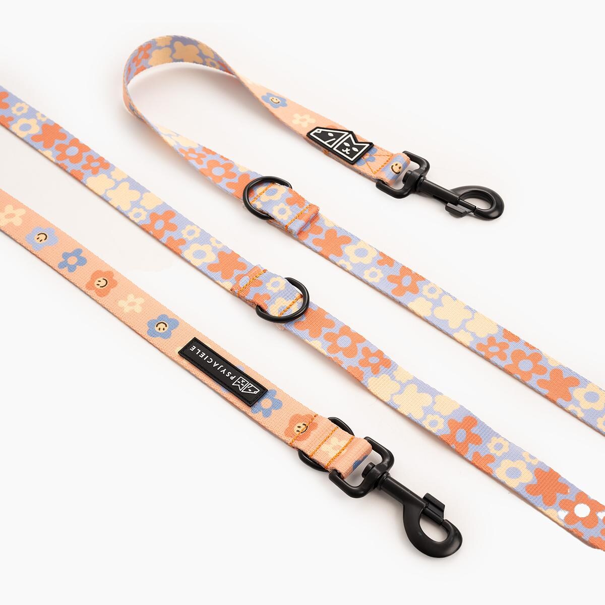 Smycz przepinana dla psa lub kota "Oopsy Daisy" - Szerokość taśmy: 25mm, Rozmiar: L oraz Rodzaj: Duży karabinek