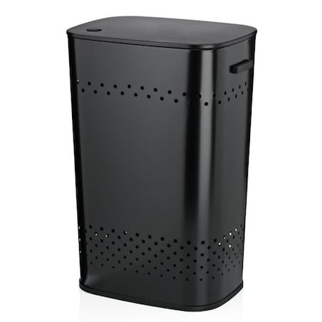 Kosz na pranie (czarny) Malaga Kela