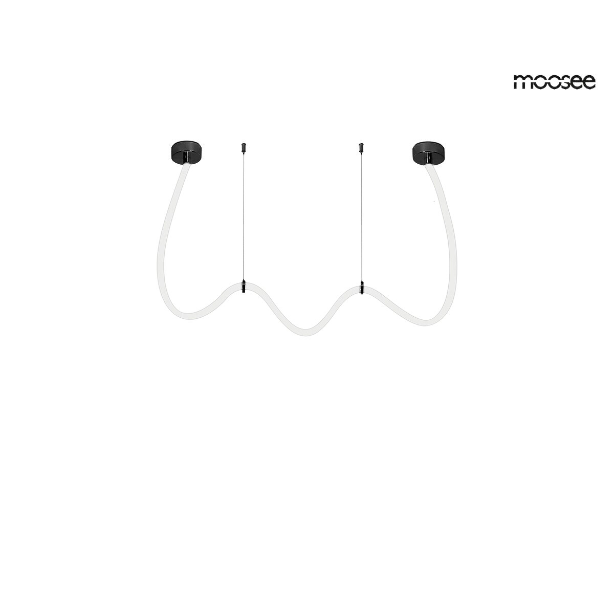 MOOSEE lampa wisząca LASSO 400 Smart czarna