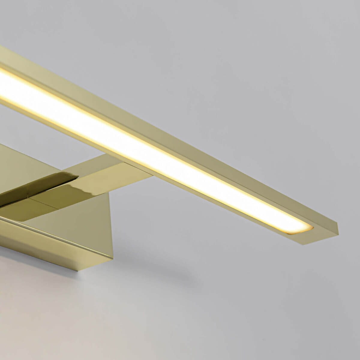 Kinkiet LAMPA galeryjka ISLA GS-LWB-12W/3 GOLD Light Prestige OPRAWA ścienna LED 12W 3000K do łazienki nad lustro IP44 złota