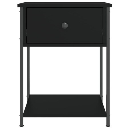 vidaXL Stoliki nocne, 2 szt., czarne, 44x45x58 cm