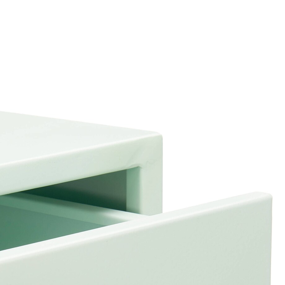 Stolik pomocniczy metalowy z szufladą, 35 x 42 x 50 cm