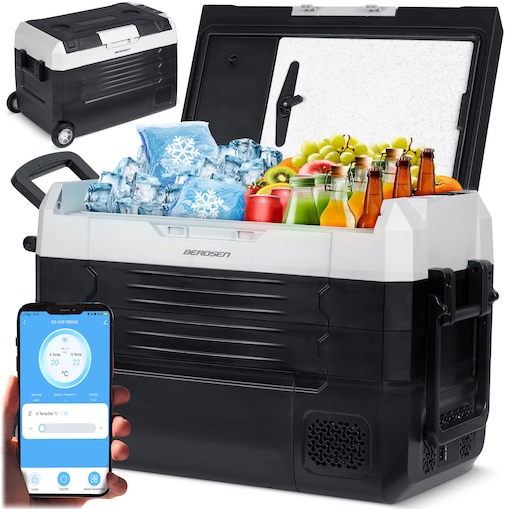 Lodówka turystyczna kompresorowa samochodowa zamrażarka Berdsen 12V 100-240V 40l