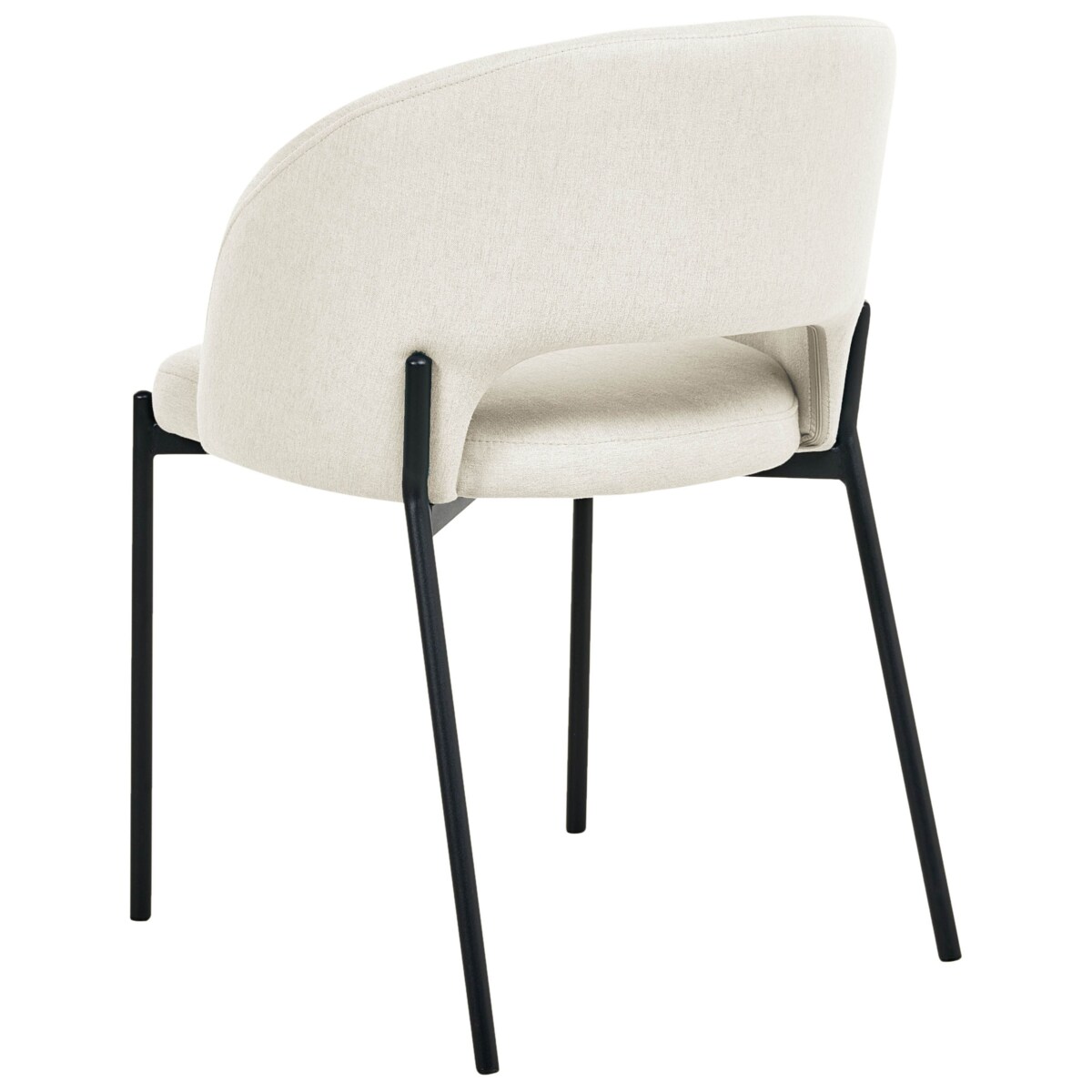 Zestaw 2 krzeseł do jadalni PENNY Jasnobeżowy