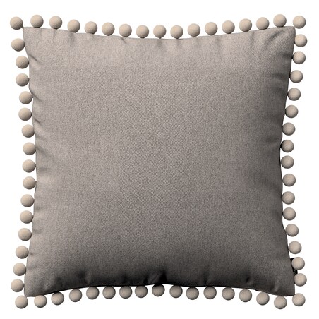 Poszewka Wera na poduszkę 45x45 beżowo-szary
