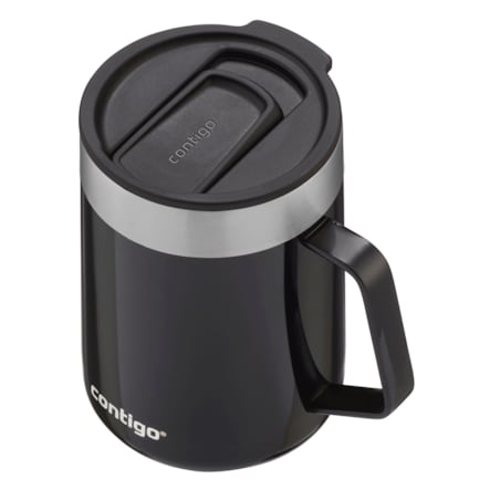 Kubek termiczny z uchem Contigo Streeterville 420 ml - Czarny