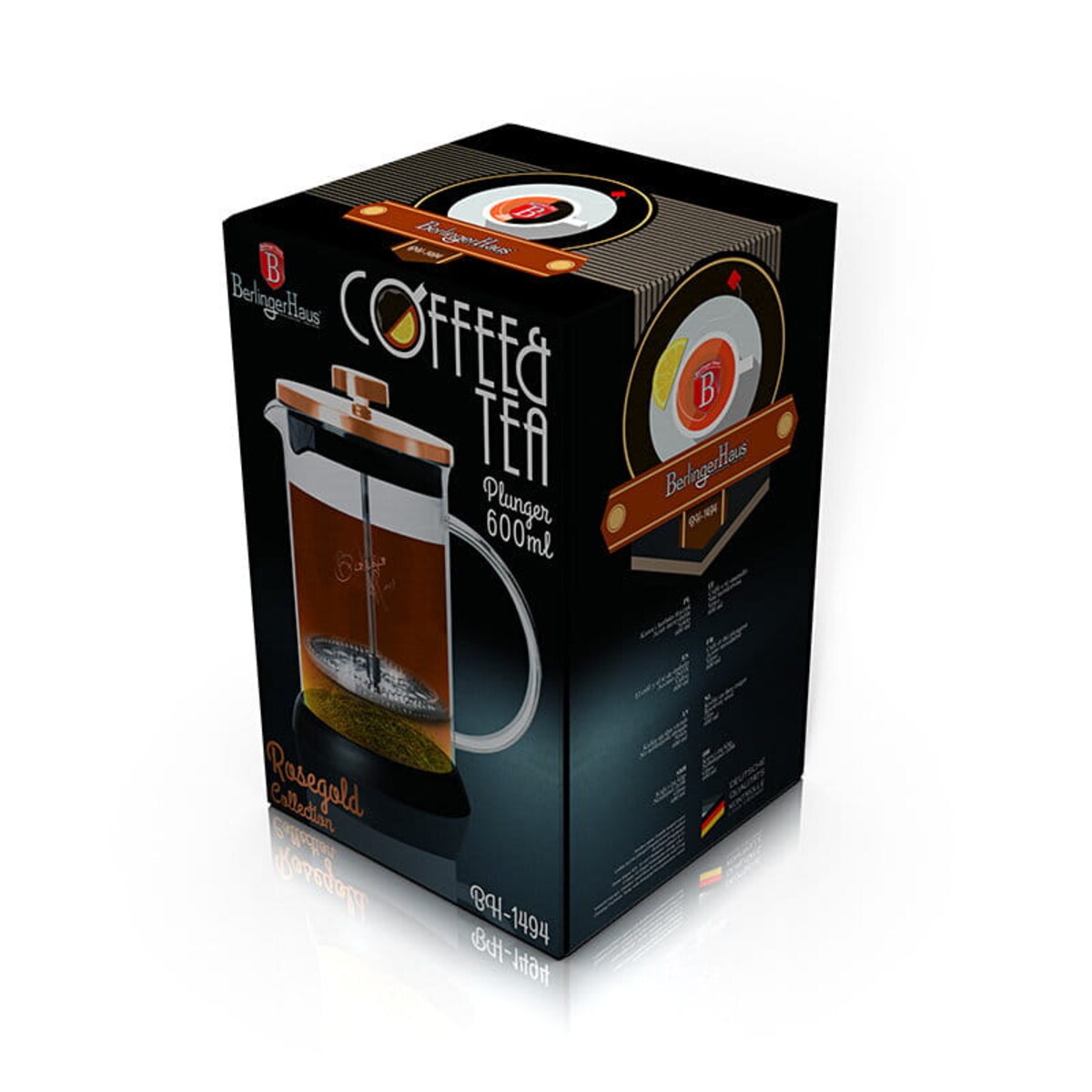 Zaparzacz do kawy i herbaty 600 ml Berlinger Haus BH-1494