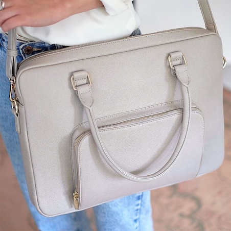 Torba na laptopa Stackers taupe