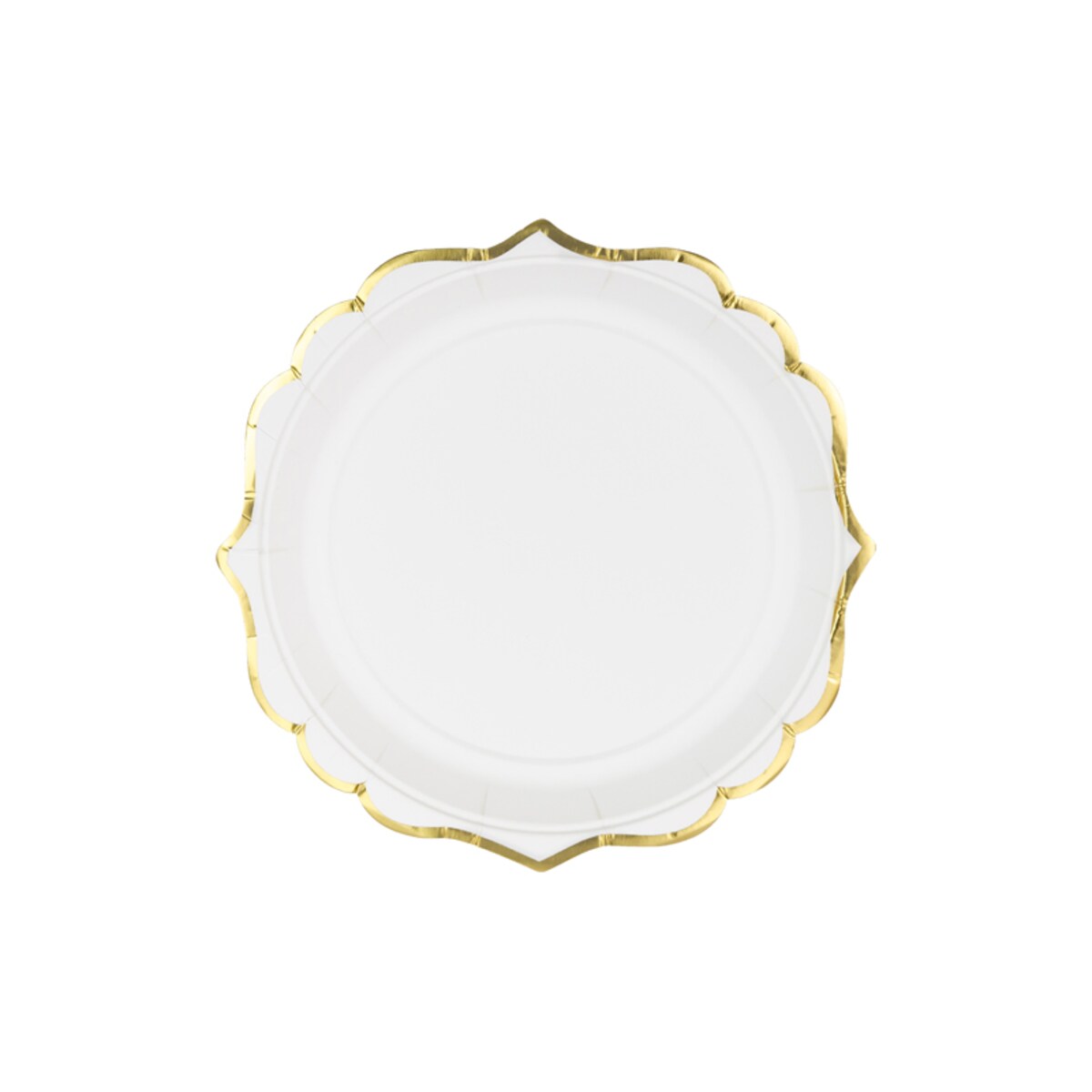 Talerzyki, biały, 18,5 cm (1 op. / 6 szt.)