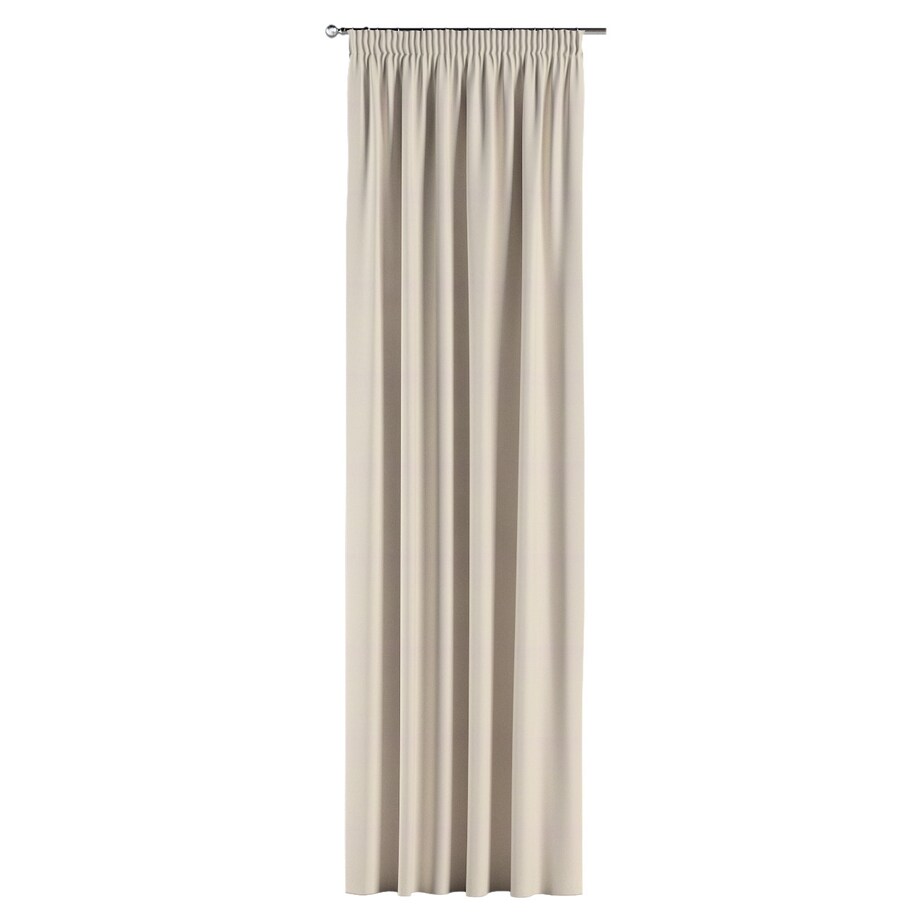 Zasłona na taśmie marszczącej 1 szt. 130x245 jasny beżowy