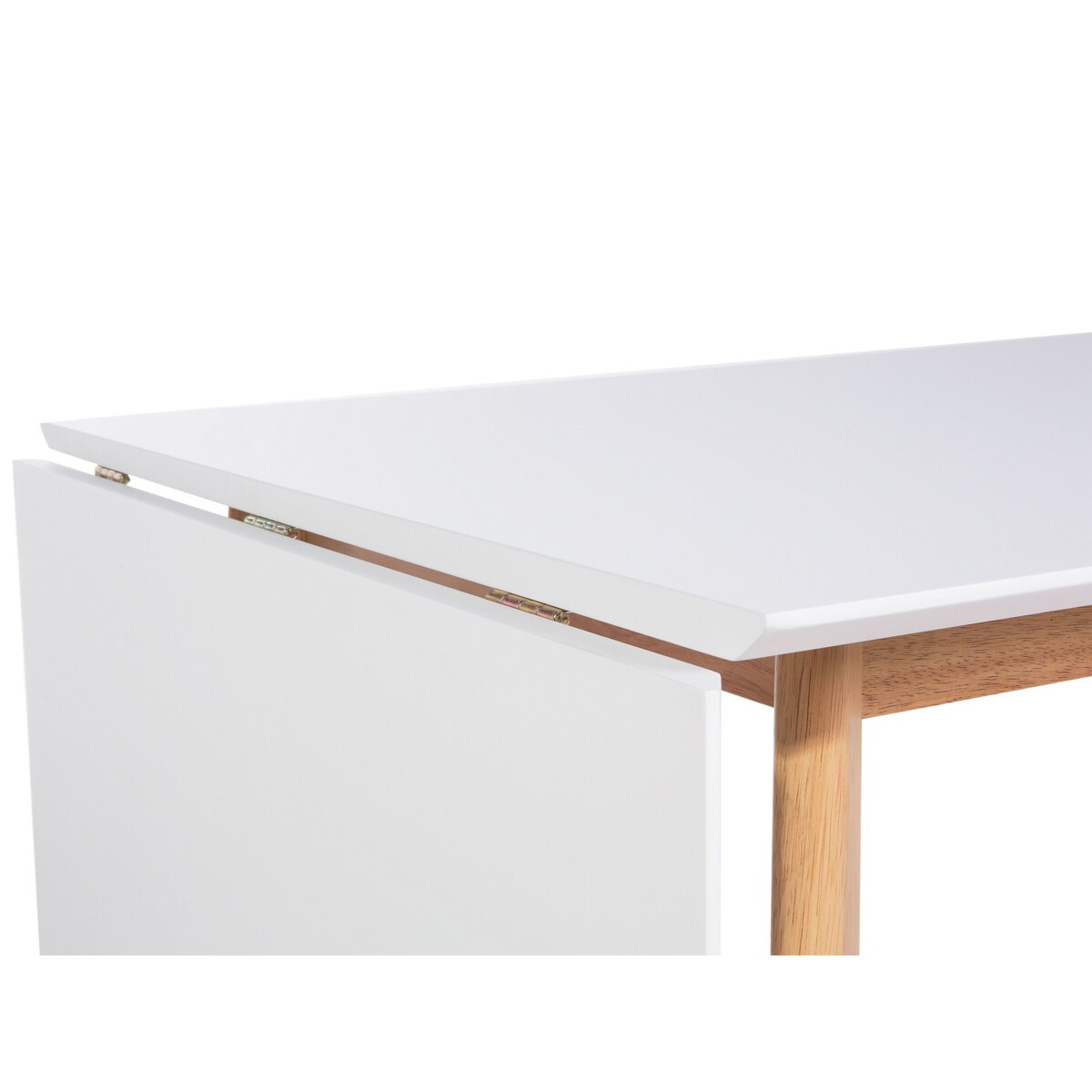 Stół do jadalni rozkładany 120/155 x 80 cm biały MEDIO