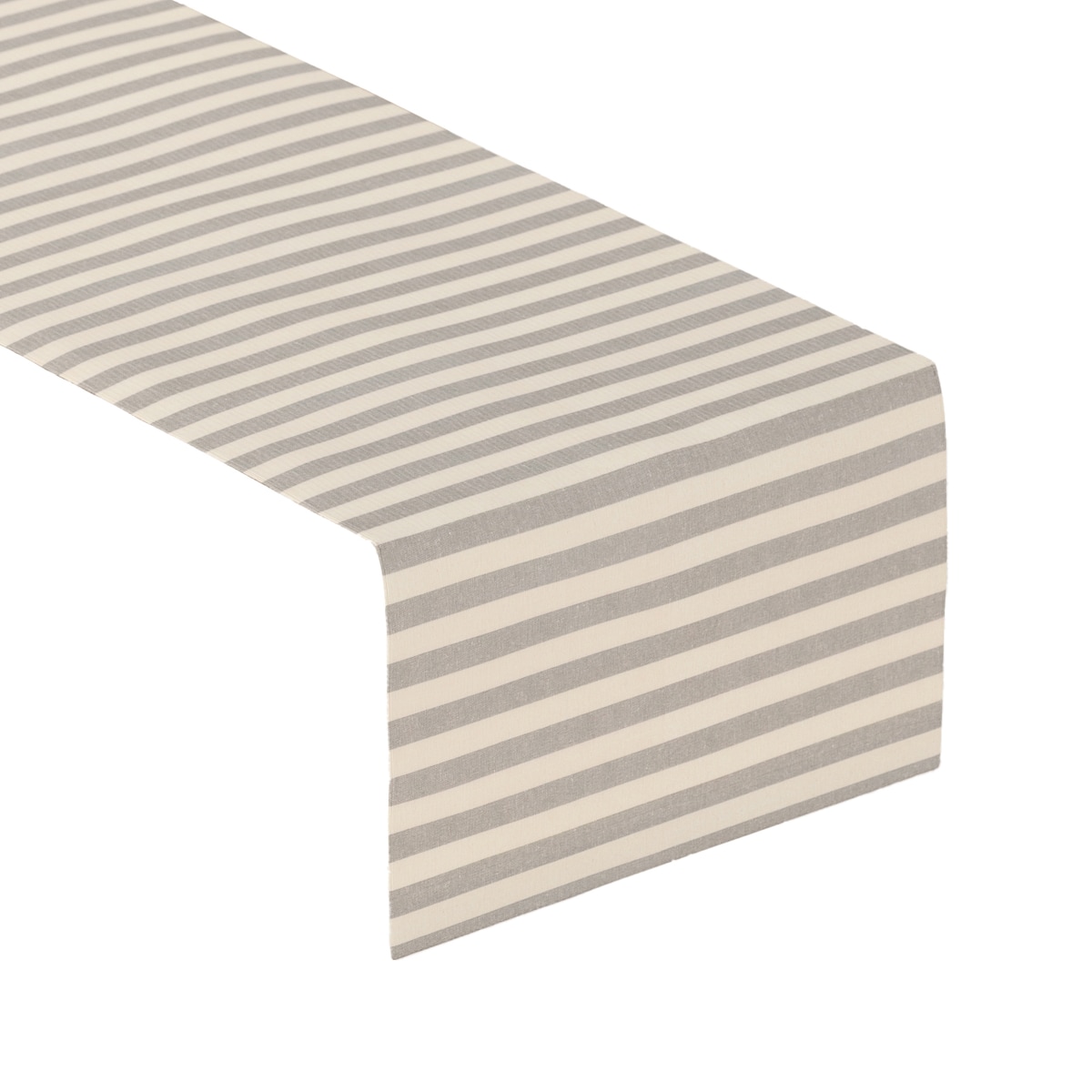 Bieżnik prostokątny 40x130 szaro-białe pasy (1,5cm)