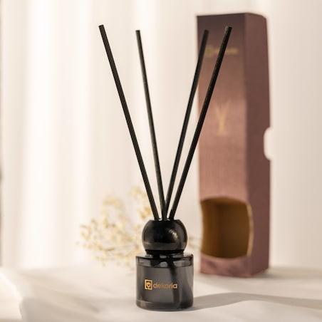 Dyfuzor zapachowy z patyczkami Herra, 5x5x25 cm
