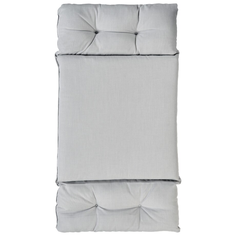 Fotel wiszący ze stojakiem ALVIANO Jasnoszary