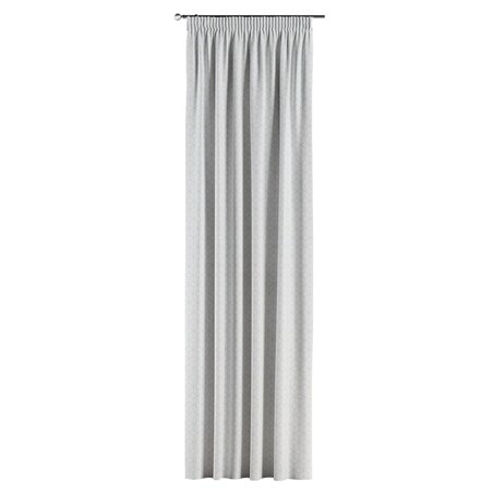 Zasłona na taśmie marszczącej 1 szt. 130x245 wzór sześcianów na białym tle