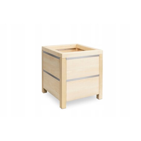 Drewniana donica ogrodowa 46 x 46 x 52 cm