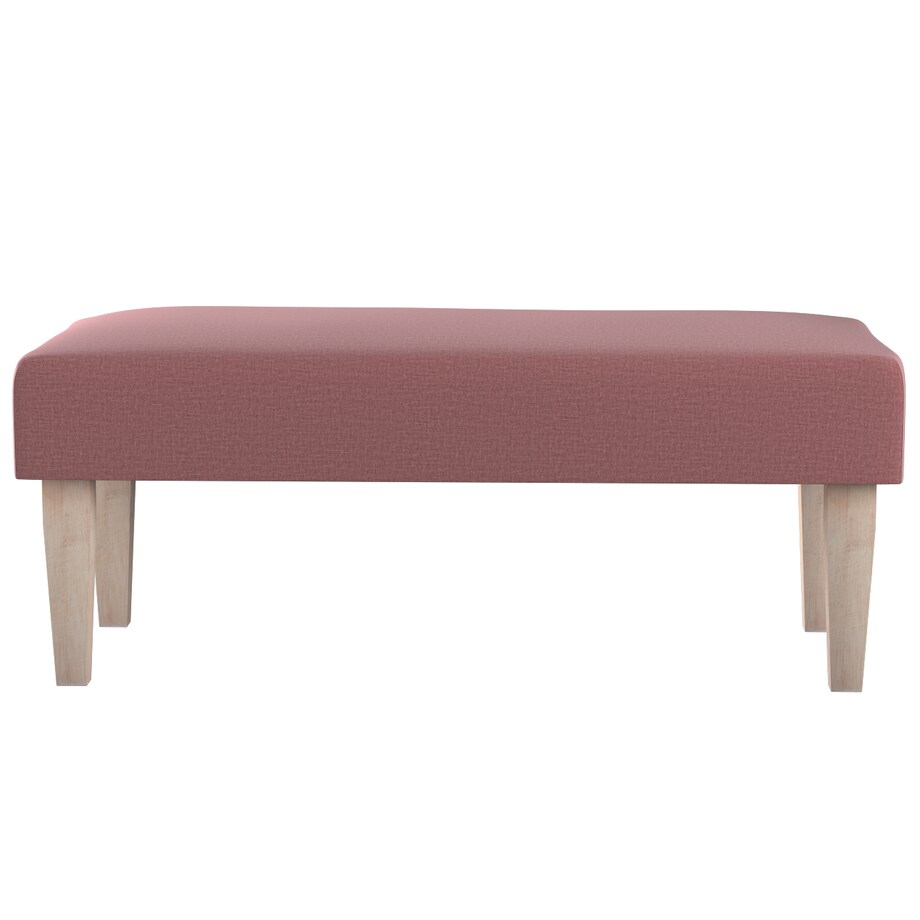 Ławka, jasna śliwka - welwet, 100 x 40 x 40 cm, Ingrid