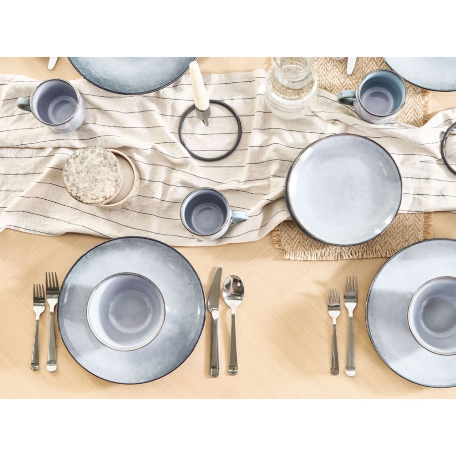 Zestaw 4 misek JUNIPER Kamionka Błękitny