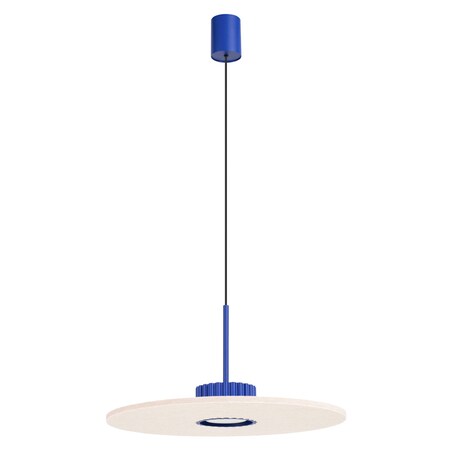 Lampa wisząca OVO 1 ultramaryna/beżowa filc Gx53