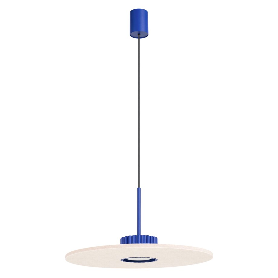 Lampa wisząca OVO 1 ultramaryna/beżowa filc Gx53