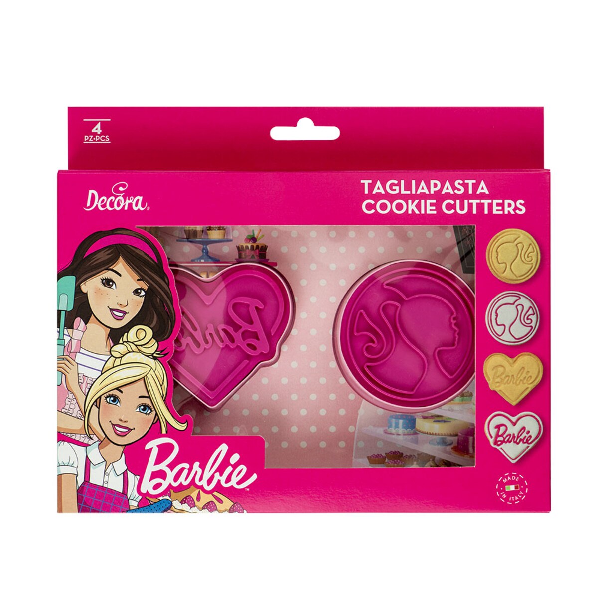 Decora Foremki i stemple BARBIE - zestaw 2 szt