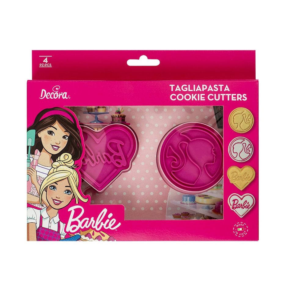 Decora Foremki i stemple BARBIE - zestaw 2 szt
