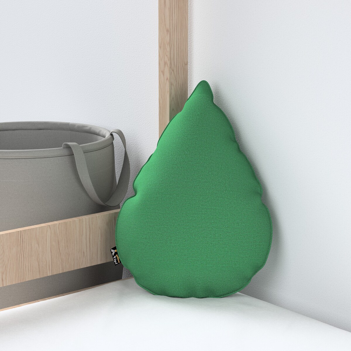 Poduszka Sweet Drop, butelkowa zieleń, 55x15x35cm, Happiness