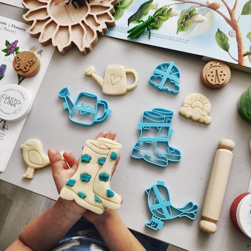 Zestaw foremek do ciastoliny WIOSNA