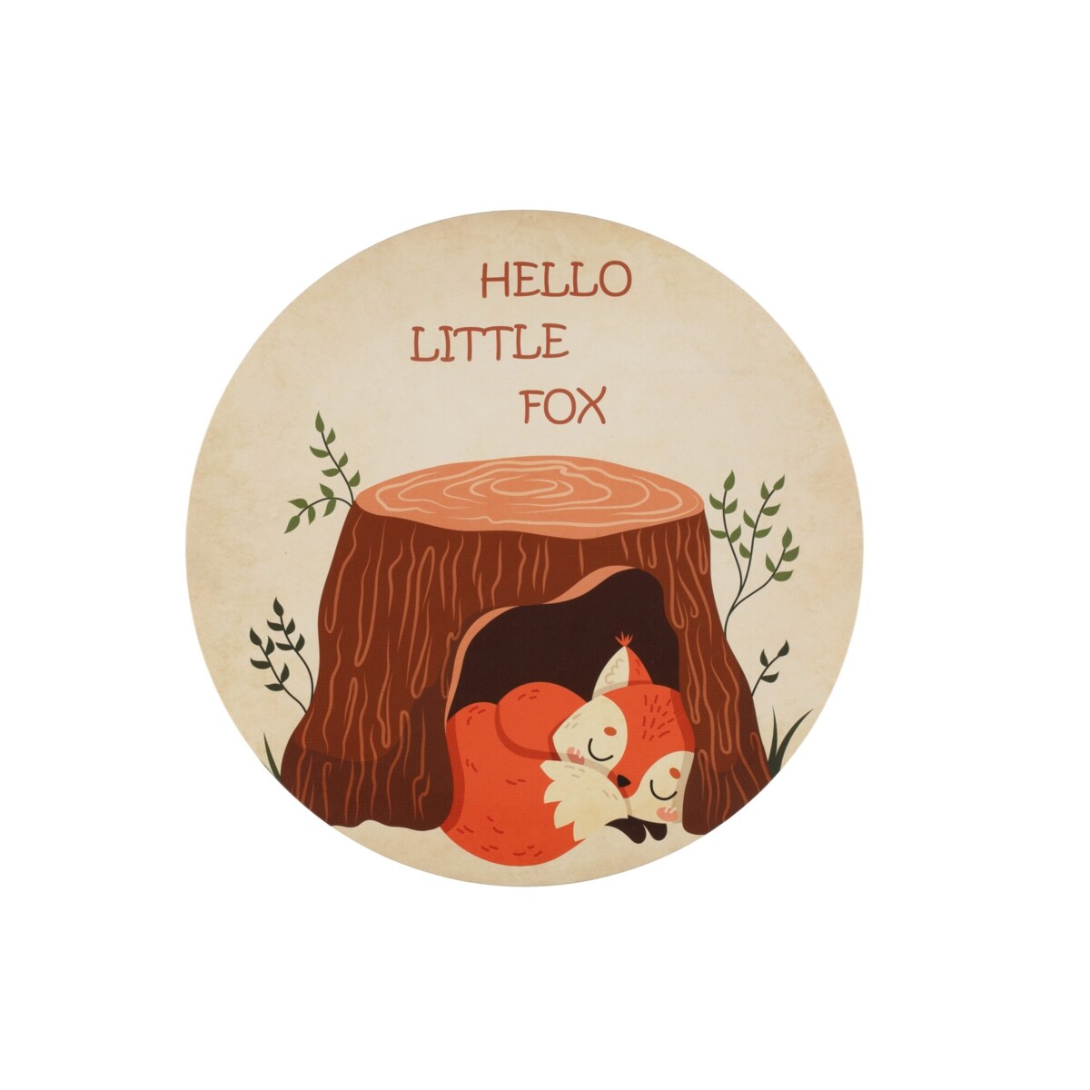 Okrągłe obrazki ze zwierzątkami do pokoju dziecięcego, 3 szt.