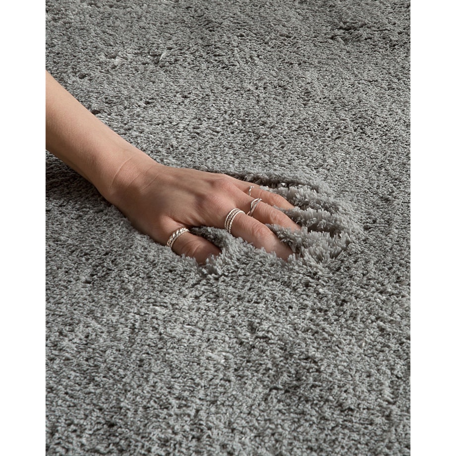 Dywan shaggy 80 x 150 cm szary EVREN