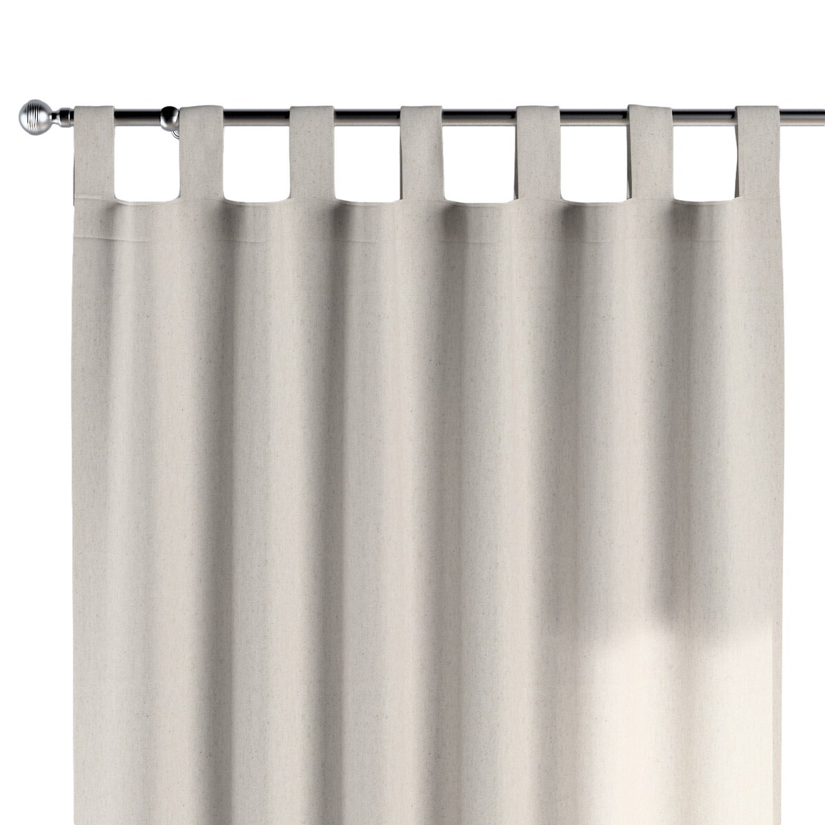 Zasłona na szelkach 1 szt. 130x245 melanż szaro-beżowy
