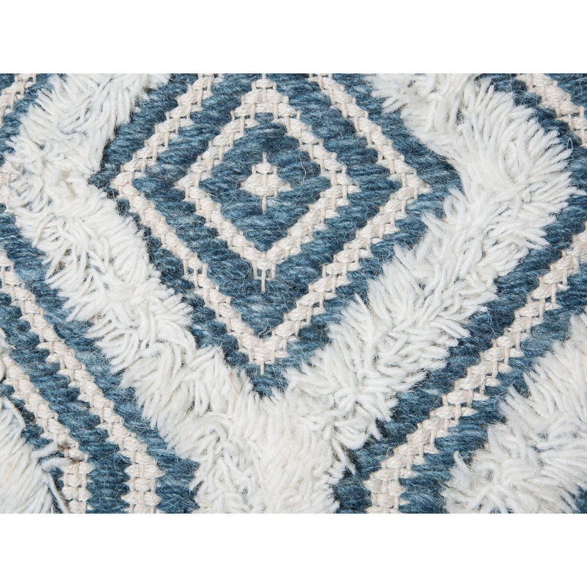 Stołek biało-niebieski AGRA