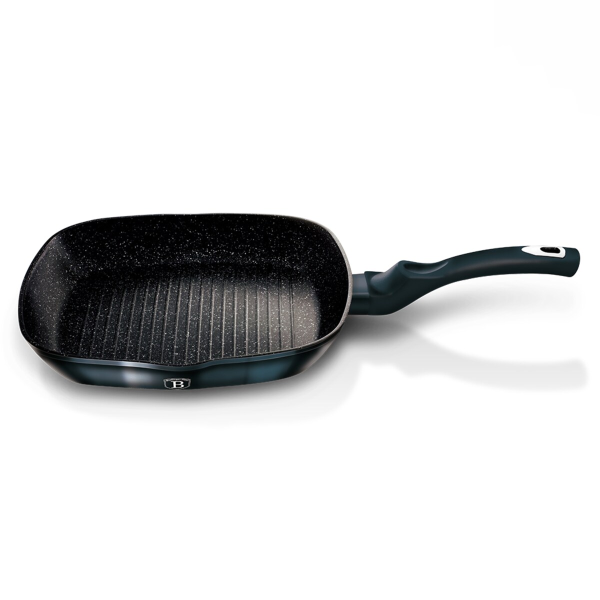 Patelnia z powłoką granitową grill 28cm BERLINGER HAUS Metallic Aquamarine