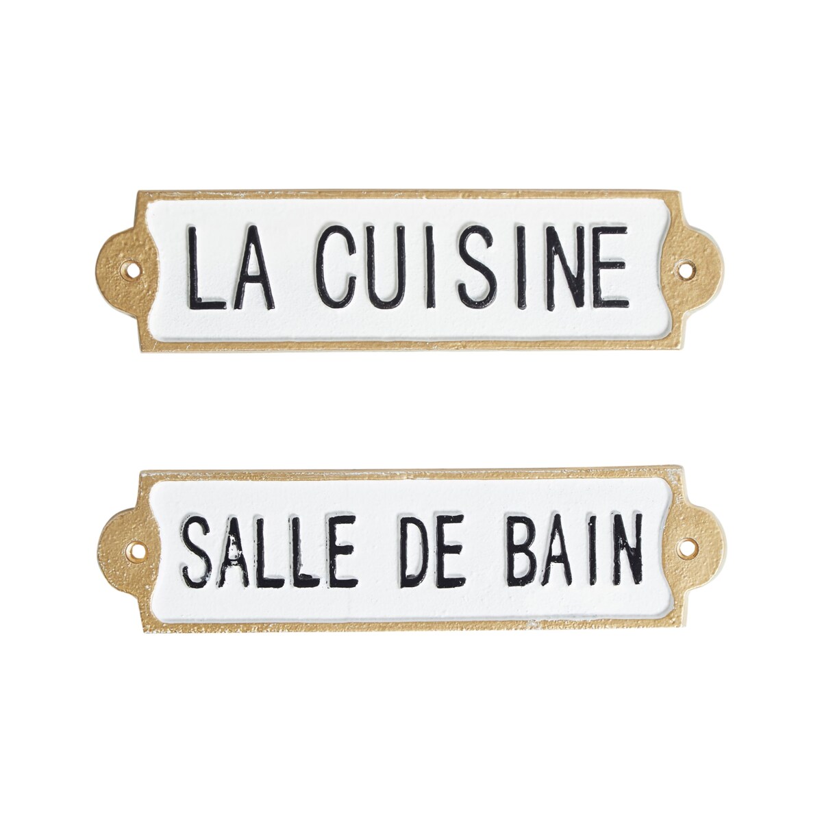 Dekoracja ścienna ISERE Biały 6 cm