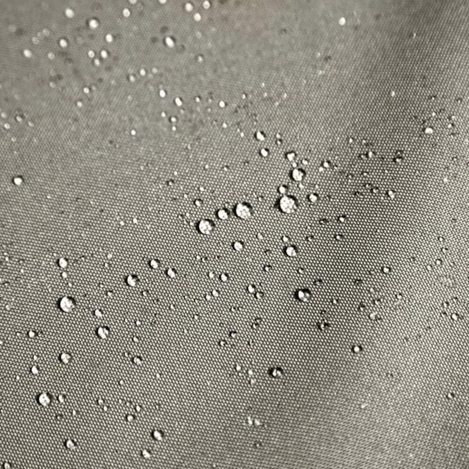 Zasłona Ogrodowa Tarasowa Wodoodporna 155 x 220 Ciemnobeżowa na Szelkach Rzep